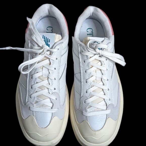 New Balance Chunky White & Pink Leather CT 302 Sneakers 10.5 W 9 M 42.5 Euro - Picture 8 of 16